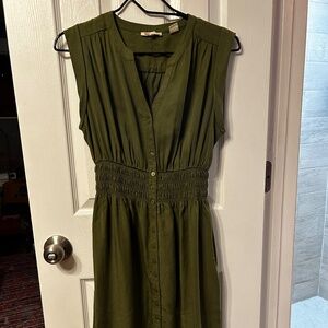XS Levi's Olive Green Dress
